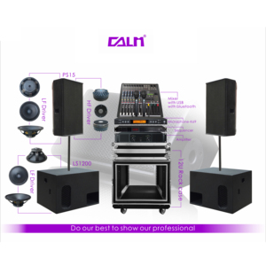 2700W Hệ thống PA hoàn chỉnh với ngọn 2X 15-inch & Loa siêu trầm 2X 18-inch cho các ban nhạc sống và các sự kiện ngoài trời - Product Image 2