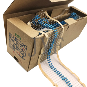 Résistance à film métallique DIP 1% à cinq couleurs 1/2W 1/4W 1/6W 1/8W 1W 2W <span class=keywords><strong>3W</strong></span> 5W 10W 1K <span class=keywords><strong>5</strong></span>.1K 6.8R 2.2R - Product Image 1