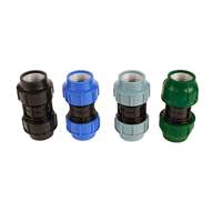 Raccords rapides en PP PN16 Dn20~110mm, connecteurs droits en plastique pour raccordement de tuyaux d'eau