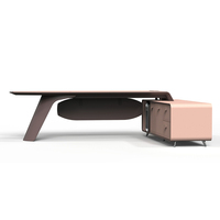 Alta qualità postazione ufficio mobili ultimo design in legno moderno ceo manager executive scrivania da ufficio