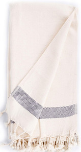Séchage rapide naturel <span class=keywords><strong>blanc</strong></span> logo personnalisé 100% coton <span class=keywords><strong>serviette</strong></span> <span class=keywords><strong>de</strong></span> <span class=keywords><strong>plage</strong></span> turque pour <span class=keywords><strong>plage</strong></span> Gym SPA Sauna Yoga - Product Image 3