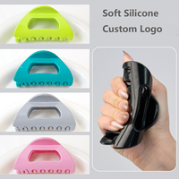 Barrettes flexibles en forme de nuage, en silicone souple, avec une adhérence antidérapante forte