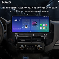 Autoradio Android AIJIA 12,3'' pour Mitsubishi PAJERO 2007-2020 V97 V93 V99 avec CarPlay sans fil, GPS Android, WIFI, autoradio
