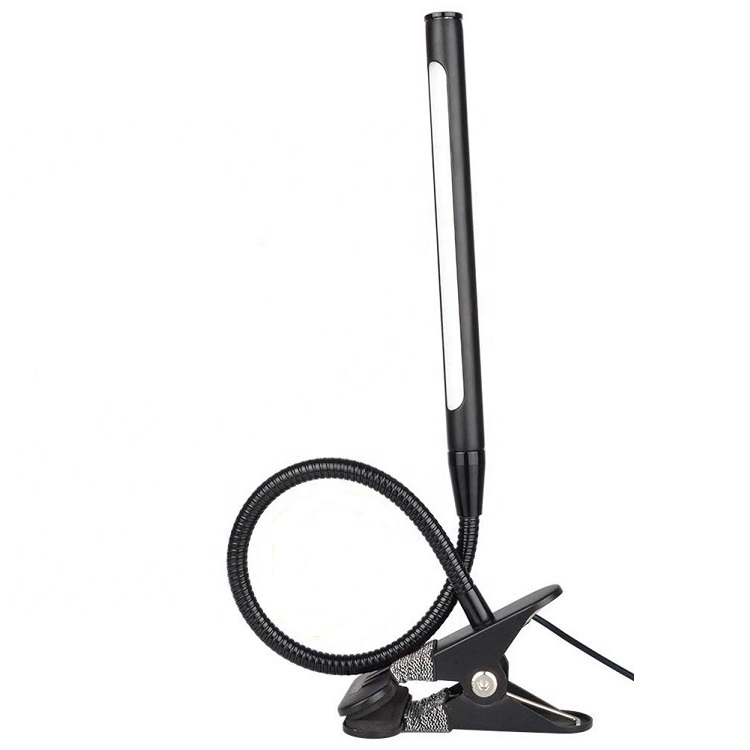 Amazon популярная современная металлическая лента с зажимом Регулировка USB Светодиодная лампа для спальни офиса защита глаз УФ Дезинфекция