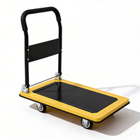 Carretilla de Plataforma Plegable de Hierro Industrial Multicolor Personalizada con 4 Ruedas 2026