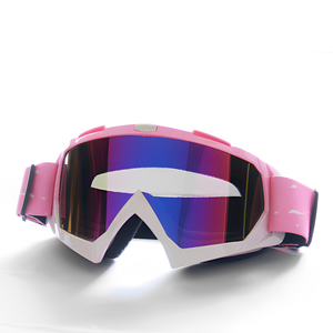 Unisex gradiente rosa TPU telaio iridescente occhiali sportivi antipolvere casco da equitazione antivento per ciclismo moto sci - Product Image 4