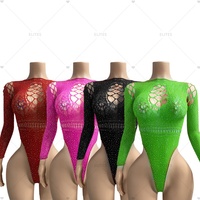 Vêtements de danse exotiques en résille avec strass, tenues de strip-teaseuse, tenues de danseuse, vente directe d'usine ELITES