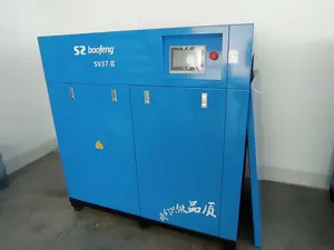 Compressor de ar de parafuso de dois estágios, móvel e conveniente para transportar, 37kw, 0,8 MPa, de grau industrial, venda direta da fábrica