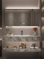 Lavabo de salle de bain de luxe de style américain de qualité supérieure, en pierre de roche, en porcelaine, en granit, pour salle de bain, lavabo pour se laver les mains