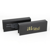 Yilucai — boîte cosmétique holographique noire, emballage en carton personnalisé, coffret cadeau avec insertion pour rouge à lèvres