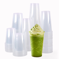 Loyo – logo de taille personnalisée, petit matériau PP, injection, jus à emporter, milkshake, 16oz, 650ml, yaourt, tasse en plastique avec couvercle