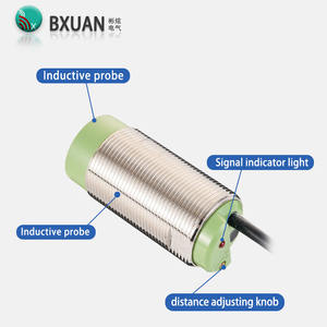 Sensor de proximidad capacitivo M30 de 10 mm, 15 mm y 20 mm con salidas NPN y PNP NO NC, capaz de detectar objetos conductores - Product Image 2