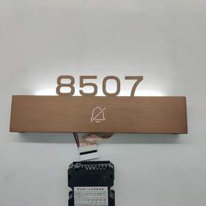 Nouveau 2026 RFQprint Plaque de <span class=keywords><strong>porte</strong></span> d'hôtel LED lumineuse vérifiée, avec affichage du numéro de chambre et fonction « <span class=keywords><strong>Ne</strong></span> <span class=keywords><strong>pas</strong></span> <span class=keywords><strong>déranger</strong></span> » (DND) - Product Image 3