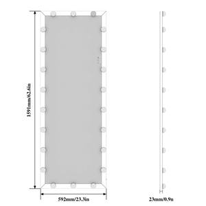 Montaje de pared de dormitorio Led grande de pie montado en la pared salón inteligente iluminado espejos de vidrio maquillaje <span class=keywords><strong>espejo</strong></span> de <span class=keywords><strong>cuerpo</strong></span> <span class=keywords><strong>completo</strong></span> - Product Image 6