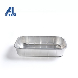 Gold Inside,Black Outside 3500ML/123oz <strong>Food</strong>-grade Large Size Takeaway <strong>Food</strong> Packaging BBQ Aluminum <strong>Foil</strong> <strong>Container</strong> With Clear Lids - Product Image 3