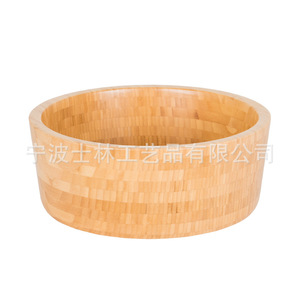 Lavabos y fregaderos de bambú para casas de huéspedes y hoteles que exhiben una belleza natural y rústica; servicios OEM/ODM disponibles. - Product Image 3