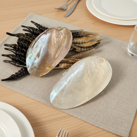 Ensemble de service personnalisé pour caviar naturel Serveur de caviar Assiettes en nacre blanche