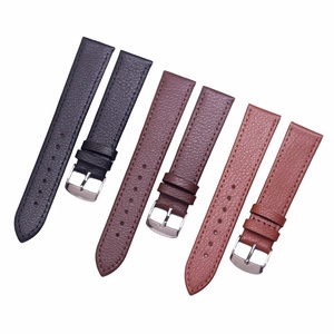 Correa de Reloj de Piel de Becerro Genuina con Patrón de Lichi de Moda Lionorm, Ultrafina y Suave para Hombre, con Hebilla de Metal, Accesorios para Relojes - Product Image 5