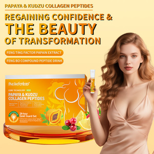 Cápsulas para el Aumento de Senos, Péptidos de Colágeno de Papaya para Mujeres, <span class=keywords><strong>Pastillas</strong></span> para el Aumento de Senos, Cápsulas y Bebida para el Crecimiento de los Senos - Product Image 2