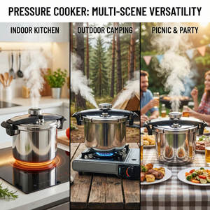 <span class=keywords><strong>Autocuiseur</strong></span> E-TOP 6,3 7,3 Qt en acier inoxydable, petit pot de conserve avec couvercle pour usage domestique et commercial, facile à nettoyer, ustensile de cuisine - Product Image 5
