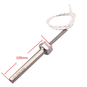 Résistance de chauffage électrique, tube en acier inoxydable, diamètre <span class=keywords><strong>12v</strong></span>, <span class=keywords><strong>100w</strong></span>, M16, élément de chauffage tubulaire, modèle industriel droit, bon prix - Product Image 6