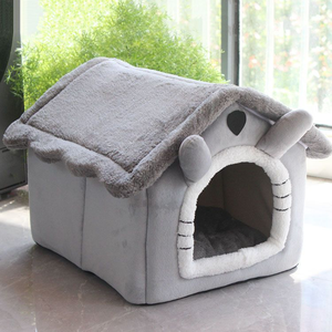 Dog House Type Winter Warm Small Dog Teddy Four Seasons Universal Removable and Washable Dog House Cat <b>Bed</b> Pet Supplies - Product Image 4