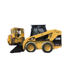 Cargadora compacta Caterpillar 226B usada de segunda mano, minicargadora Cat 226B con cucharón, maquinaria de construcción en venta - Product Image 1