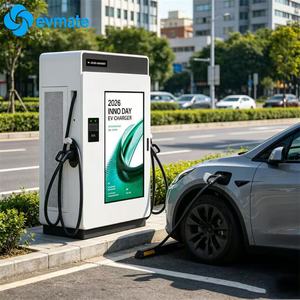 Cargador Rápido de CC para Vehículos Eléctricos de 480kW con Doble Conector, Pantalla Publicitaria de 55 Pulgadas, Multi-Estándar (CCS1/CCS2/NACS/CHAdeMO/GBT), Estaciones de Carga de Alta Eficiencia - Product Image 2