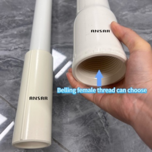 Tubería de pozo profundo de UPVC de 2 pulgadas con extremo roscado para bomba de agua sumergible, profundidad de pozo de hasta 350 metros - Product Image 5
