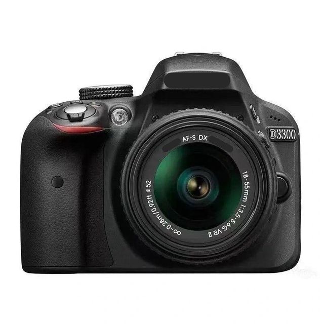 Used D3300 DSLR Camera Kit 18-55mm Zoom Lens 24.2MP Full HD Video CMOS Sensor Pre-Owned Entry-Level Digital Camera