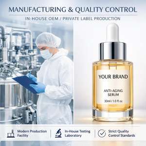 Set de Cuidado de la Piel Antienvejecimiento, Kit Antiarrugas, Cumple con GMP, Marca Privada OEM ODM, Rutina Facial Completa, Fabricante de Suero y Crema - Product Image 4