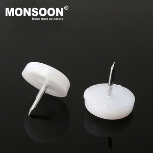 Glissières <span class=keywords><strong>de</strong></span> meubles en acier et plastique pour pieds <span class=keywords><strong>de</strong></span> <span class=keywords><strong>table</strong></span>, protecteurs <span class=keywords><strong>de</strong></span> pieds <span class=keywords><strong>de</strong></span> <span class=keywords><strong>table</strong></span>, glissières à ongles 18mm/22mm, réduction du bruit pour canapé et <span class=keywords><strong>table</strong></span> - Product Image 2