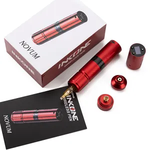 INKONE NOVUM Novo produto Explosão tatuagem máquina caneta com 1800mAh capacidade de bateria para tatuagem arma artista