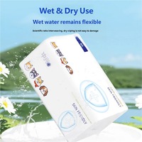 Mouchoirs en papier et papier toilette doux écologiques en pâte de bois vierge chinoise pour hôtels et entreprises, en stock, vente en gros