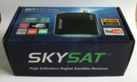Récepteur satellite numérique SKYSAT V9 PLUS DVB S2, compatible Free to air, PowerVu, Auto PowerVu, Biss Key, SKYSAT V9 Plus