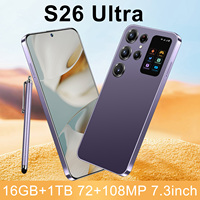 Venta Directa de Fábrica, S26 Ultra, 16GB de RAM, 1TB de Almacenamiento, Teléfono Inteligente de 7.3 Pulgadas, 5G CDMA LTE, Doble SIM, Versión Global Desbloqueada