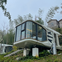 Nouvelle maison préfabriquée de haute qualité Espace Capsule Cabine Hôtel Conteneur Maison Sommeil Pod Extérieur Mobile Petite Maison Capsule de luxe