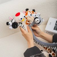 Peluche amusante en forme d'animal à long cou, jouet en peluche abstrait et original, breloque de sac, accessoire ludique, cadeau en polyester et coton PP