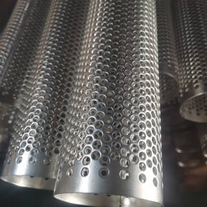 Tubo di Scarico Perforato in Acciaio Inox / Alluminio, Silenziatore con Tubo Deflettore Perforato per Automobili - Product Image 4