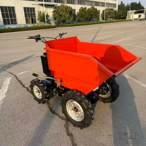 <span class=keywords><strong>Mini</strong></span> <span class=keywords><strong>Dumper</strong></span> Elettrico con Benna da 0,23 m³ e Carico Utile di 300 kg, Camion Ribaltabile Compatto per Lavori di Ristrutturazione di Tunnel e Vivaio - Product Image 1
