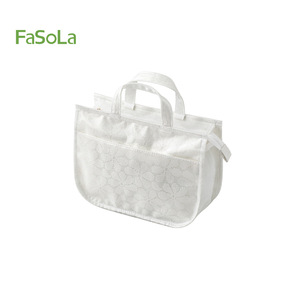 Portable Toiletry Bag Large Capacity Cosmetic Organizer Rectangle Polyester <b>Make</b> <b>Up</b> <b>Storage</b> Bag For Swimming Fitness Outings - Product Image 4