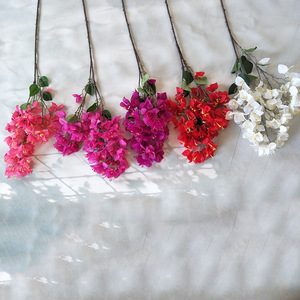 <span class=keywords><strong>En</strong></span> gros De Mariage Jardin Décoration Soie Bougainvilliers Offre Spéciale Seule <span class=keywords><strong>Tige</strong></span> Petit Fleurs Artificielles Bougainvilliers - Product Image 2