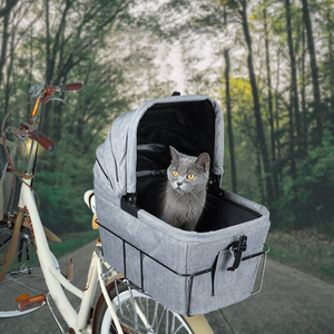 Bolsa de Transporte Plegable para Bicicleta, Cesta Transpirable para Perros y Gatos, Gran Capacidad - Product Image 2