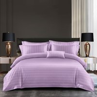 Housse de couette, ensemble de draps de lit d'hôtel 5 étoiles, ensemble de literie, housse de couette blanche, couette, oreiller, linge de lit en coton, personnalisé