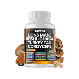 BIOCCHN Private Label Lions Juba Orgânica Leão Juba Cápsulas Lions Juba Cogumelo Cápsulas - Product Image 1