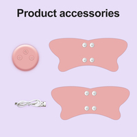 Nouvel Appareil TENS Chauffant pour le Soulagement des Douleurs Menstruelles, Unité de Thérapie TENS EMS Rechargeable contre les Douleurs de Période