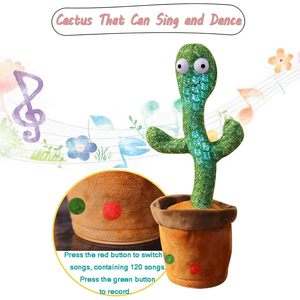 Cactus de Peluche Bailarín, Juguete Musical Interactivo con Luces LED, 120 Canciones, Imita la Voz del Usuario, Funciona con Batería - Product Image 3
