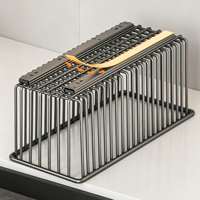 Organisateur de placard extensible coulissant en métal, panier de rangement coulissant pour cuisine, garde-manger, sous évier, organisation domestique