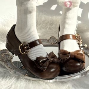 Zapatos de Mujer con Punta Redonda y Tacón Bajo, Zapatos de Vestir con Moño, Elegantes y Bonitos, para Vestidos - Product Image 4