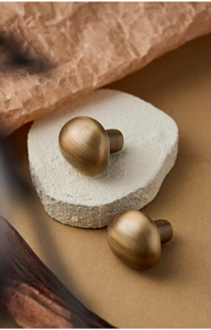 Solid Antique Brass Round Durable <strong>Door</strong> Handles &amp; Drawer <strong>Knobs</strong> for Kitchen Cabinets and <strong>Bedroom</strong> Wardrobes-Antirust Eco-Friendly - Product Image 3